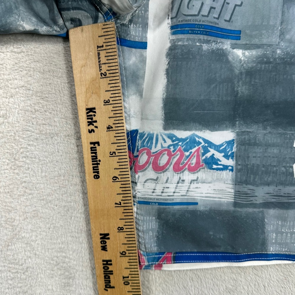 Coors Light Board Shorts Mens 32-34 Grey Beer Delivery Guy Graphic Swim Trunks - Picture 5 of 6